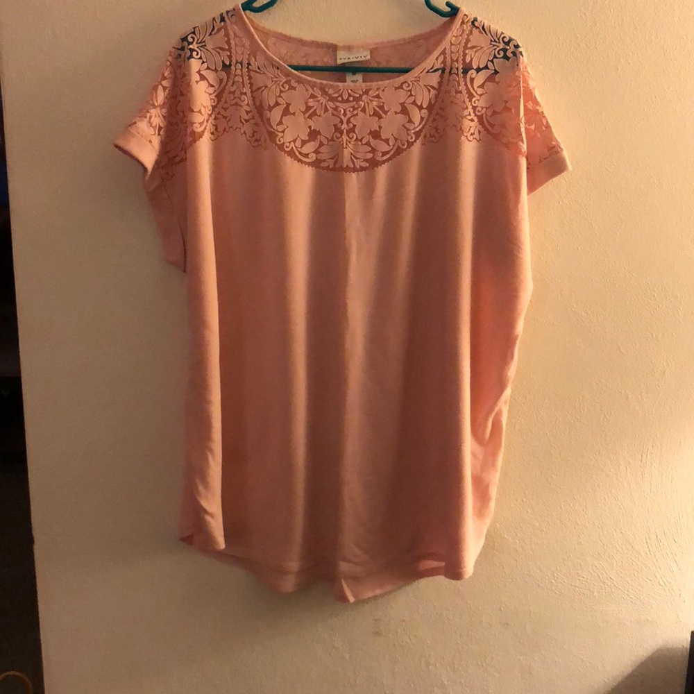 Pink Lace Top